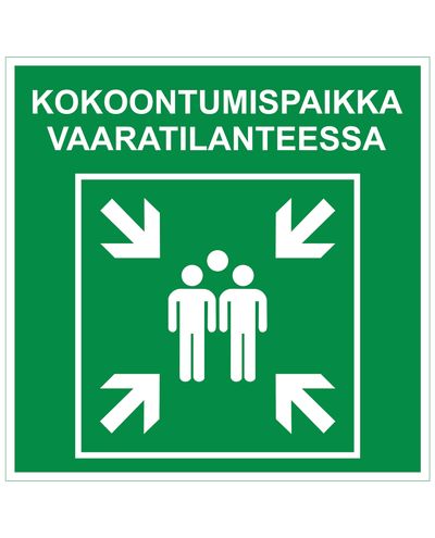 Kogunemiskoht, magnetiline helkuriga, 300x300 mm Kogunemiskoht, magnetiline helkuriga, 300x300 mm