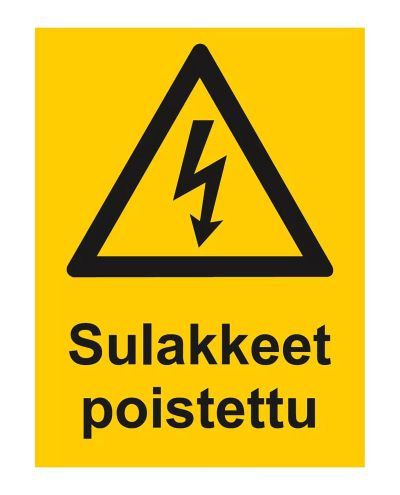 Kaitsmed eemaldatud, Kleebis, 300x400 mm