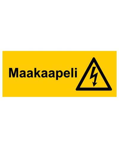 Maa-alune kaabel, kleebis, 400x200 mm