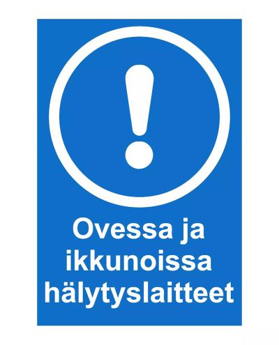Häireseadmed ustele ja akendele, kleebis, 200x300 mm