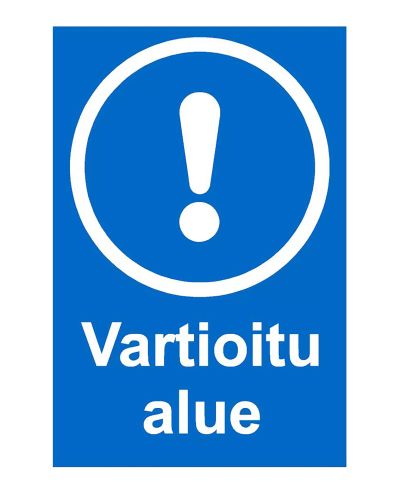 Valvega ala, kleebis, 200x300 mm