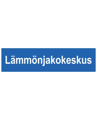 Soojusjaotuskeskus, kleebis, 400x100 mm