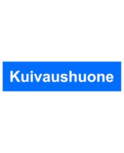 Kuivatusruum, kleebis, 400x100 mm