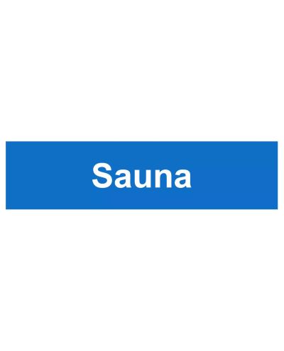 Saun, Kleebis, 400x100 mm
