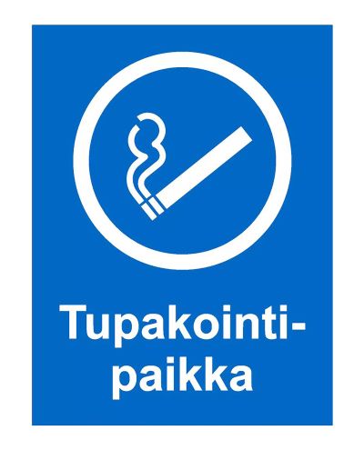 Suitsetamisala, kleebis, 200x300 mm