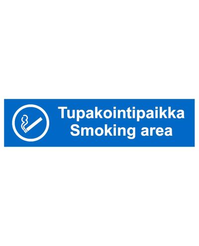 Suitsetamisala, kleebis, 400x100 mm