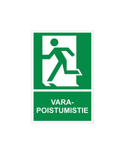 Avariiväljapääse ei tohi katta, helkurkleebis, 200x300 mm