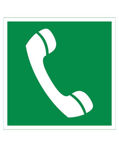 Hädaabitelefon, helkurkleebis, 200x200 mm