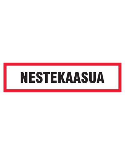 Vedelgaas, kleebis, 400x100 mm