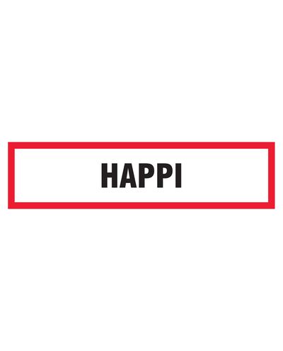 Hapnik, kleebis, 400x100 mm