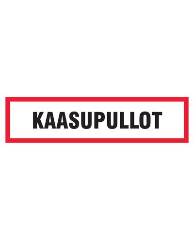 Gaasiballoonid, kleebis, 400x100 mm
