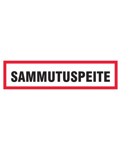 Tulekustutustekk, kleebis, 400x100 mm