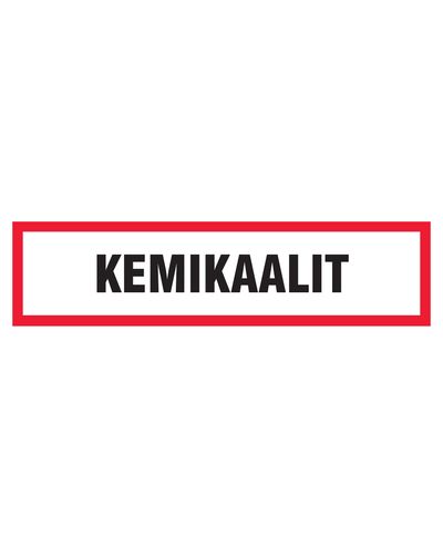 Kemikaalid, kleebis, 400x100 mm