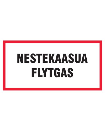 Vedelgaas, lendgaas, kleebis, 400x200 mm Vedelgaas, lendgaas, kleebis, 400x200 mm