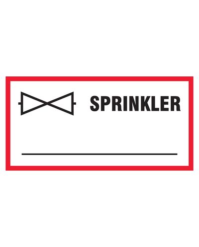 Sprinkleri sulgeventiil, kleebis, 400x200 mm