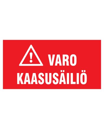 Ettevaatust bensiinipaagiga, kleebis, 400x200 mm