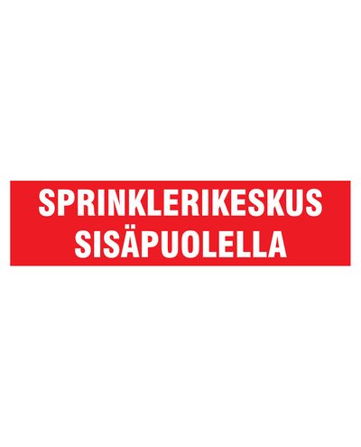 Sprinkleri keskosa sees, kleebis, 400x100 mm