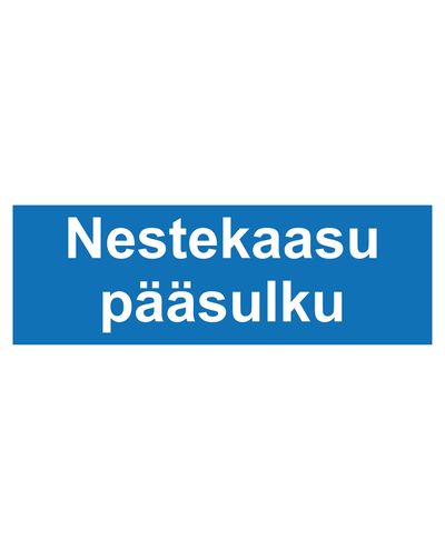 LPG peaventiil, kleebis, 400x100 mm LPG peaventiil, kleebis, 400x100 mm