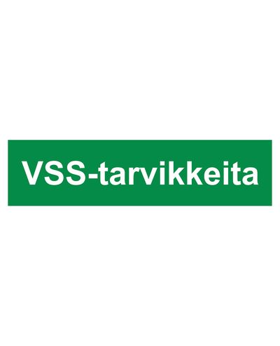 VSS tarvikud, helkurkleebis, 400x100 mm