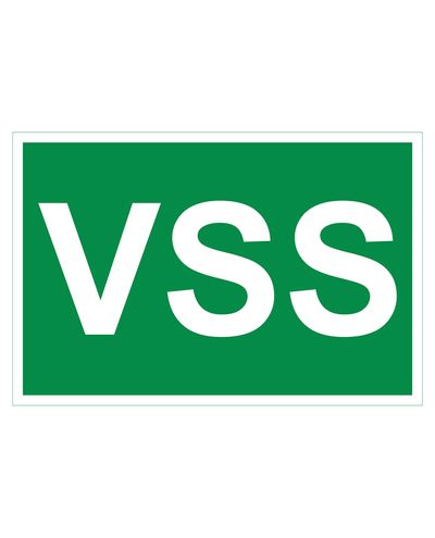 VSS, Helkurkleebis, 400x200 mm