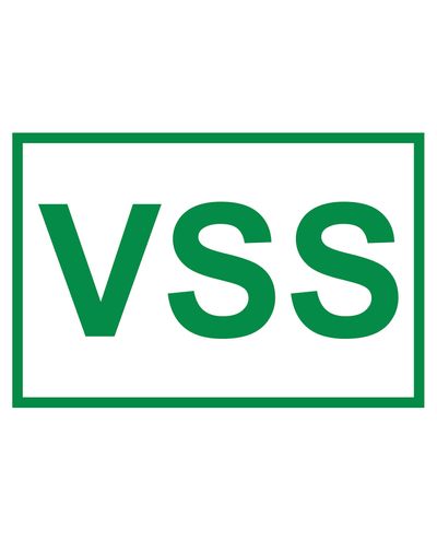 VSS, Helkurkleebis, 400x200 mm