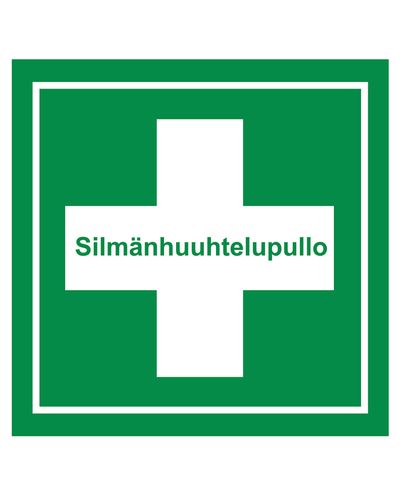 Silmaloputuspudel, helkur, 200x200 mm