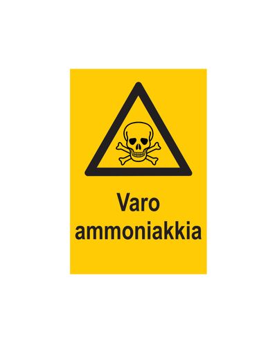 Hoiduge ammoniaagist, kleebis, 200x300 mm