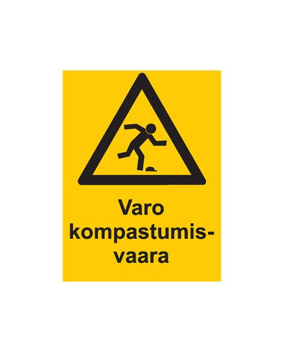 Komistusoht! Kleebis, 200x300 mm