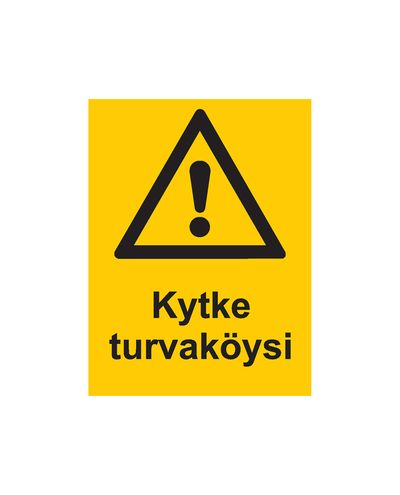 Connect turvaköis, kleebis, 200x300 mm