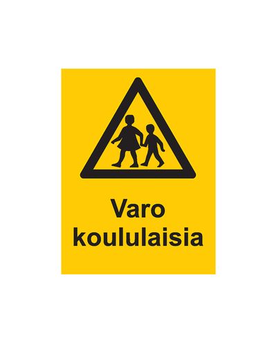 Ettevaatust koolilaste eest, kleebis, 200x300 mm