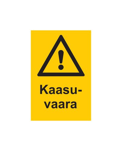 Gaasiohu kleebis, 200x300 mm