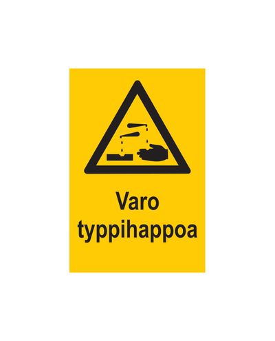 Hoiduge lämmastikhappest, kleebis, 200x300 mm