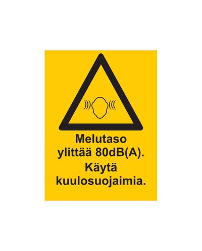 Müratase ületab 30db, kleebis, 200x300 mm