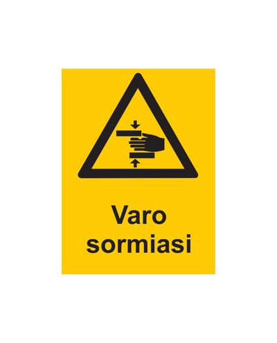 Hoia oma sõrmi, kleebis, 200x300 mm