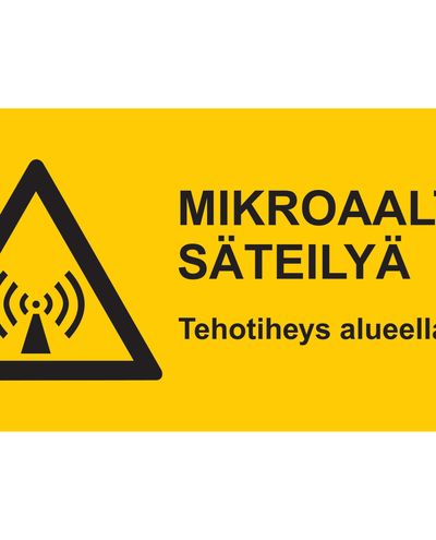 Mikrolainekiirgus, kleebis, 400x200 mm Mikrolainekiirgus, kleebis, 400x200 mm