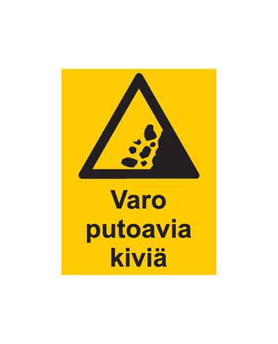 Hoidu langevate kivide eest, kleebis, 200x300 mm
