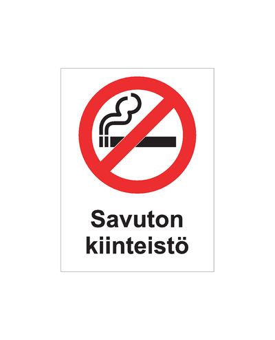 Suitsuvaba territoorium, kleebis, 200x300 mm
