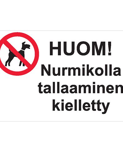 Murul astumine keelatud, kleebis, 300x400 mm