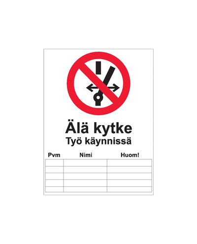 Ära ühenda, kleebis, 200x300 mm