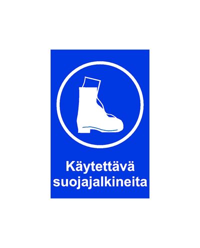 Kandke turvajalatseid, kleebis, 200x300 mm