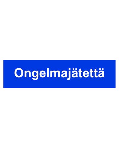 Ohtlikud jäätmed, kleebis, 400x100 mm