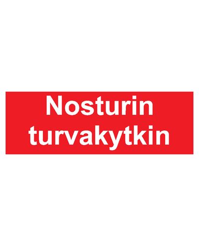 Kraana ohutuslüliti, magnetiga, 400x100 mm