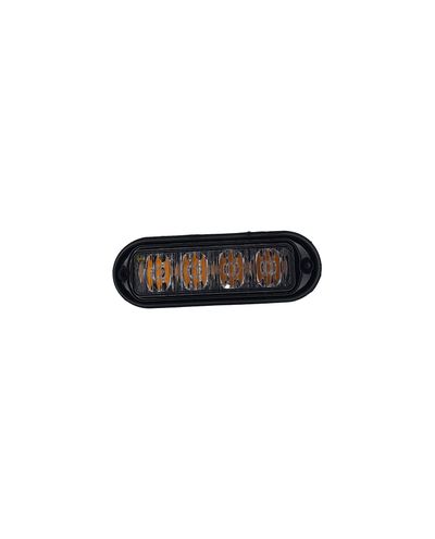 LED tasemeindikaator 1x4, kollane, 12-24V
