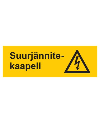 Kõrgepingekaabel, kleebis, 400x200 mm
