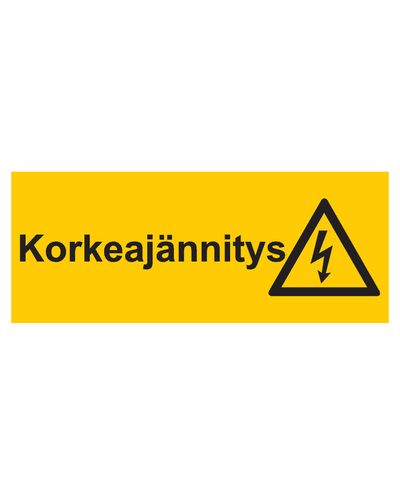 Kõrgepinge, kleebis, 400x200 mm