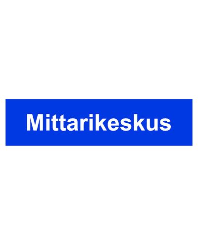 Instrumendikeskus, kleebis, 400x100 mm