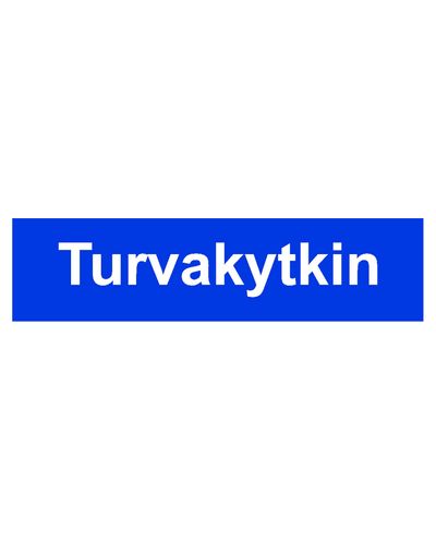Turvalüliti, kleebis, 400x100 mm