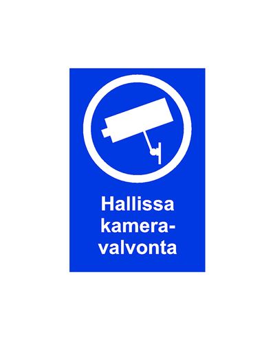 Kaameravalve esikus, kleebis, 200x300 mm