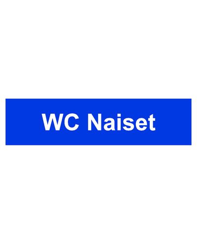 Naiste tualett, kleebis, 400x100 mm