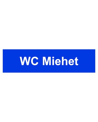 Meeste tualett, kleebis, 400x100 mm